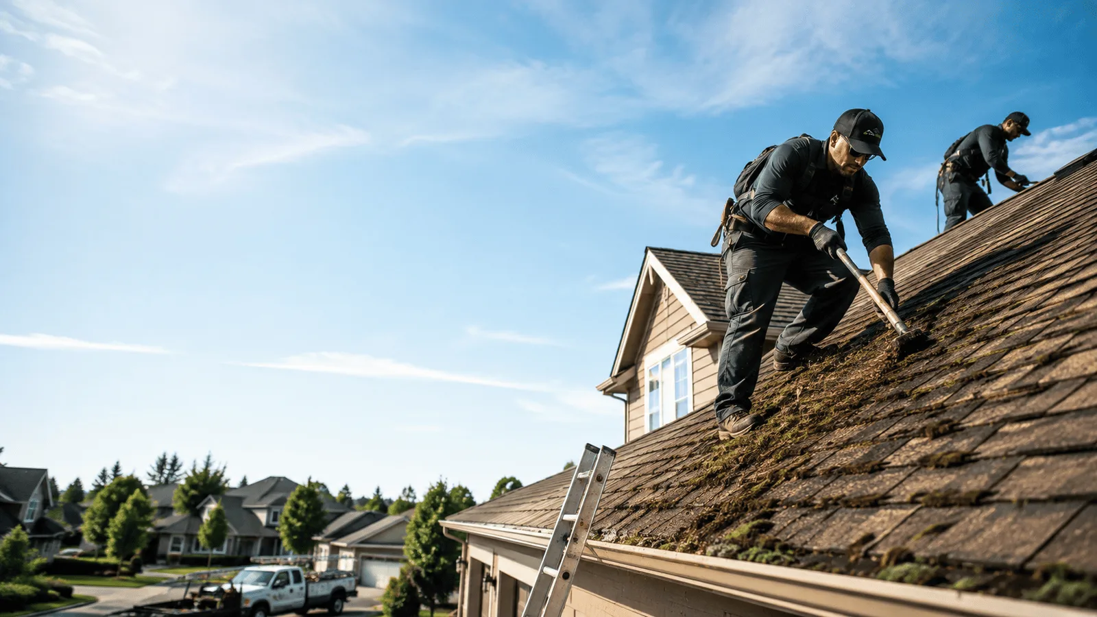 Roof Moss Removal in Cedar Rapids, NE near me